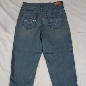 NWT LEVI'S LEVI STRAUSS BLUE JEAN CARPIS WOMENS PANTS SIZE 8 K703